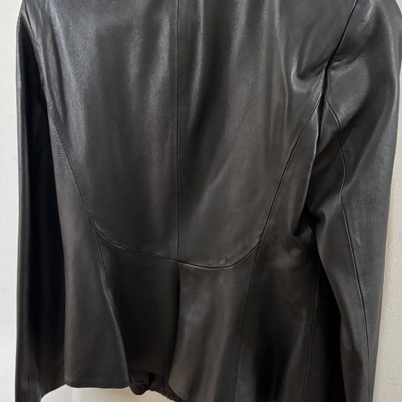 Black leather jacket size M, Zara - Picture 4 of 6